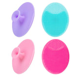 4 PCS Scrubber Soft Silicone Facial Cleansing Brush for Deep Cleaning