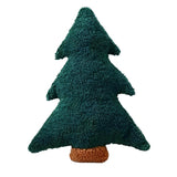 Christmas Tree Shaped Plush Pillow Soft Cushion for Holiday Home Decoration