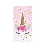 Unicorn Print Beach Towel Soft Microfiber Camping Swimming Towels Style 3