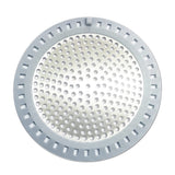 Shower Drain Hair Catcher Weighted Metal Silicone for Round Drains