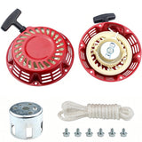 Recoil Pull Starter Compatible With Honda GX120 GX160 168F 5.5HP 6.5HP Engines Red