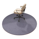 Anti Slip Round Chair Mat Floor Protector for Office Home Gray