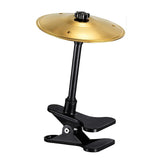 Clip-On Mini Desktop Cymbal Drum Musical Instrument Desk Toy for Music Lovers Gold