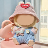 Mini Costume Set for 15cm LABUBU POP MART Doll Clothes Shoes Hats Kit Style 1