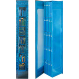 Mini Book Advent Calendar with 25 Book Ornaments for Christmas Countdown Decor Blue
