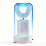 U-Shaped Automatic Electric Toothbrush – With Built-In Sanitizing Cup White