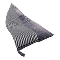 Storage Bean Bag for Stuffed Toy Large Beanbag Cover Plush Toys Organizer Black and White