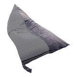 Storage Bean Bag for Stuffed Toy Large Beanbag Cover Plush Toys Organizer Black and White