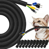 Cord Protectors from Pets No Chew for Pets Bite-Resistant Cable and Wire Protector for Cats Dogs Rabbits