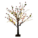 Tabletop Tree Light 24 LED Lighted Tree Decorated Lights Artificial Branch Tree Lamp for Outdoor and Indoor Christmas Decor Red