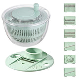 Large Vegetable Dryer Salad Spinner with Kitchen Chopper Attachments