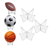 3Pcs Acrylic Ball Stand Display Rack Holder Basketball Football Soccer Ball Support Base