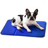 Polyester Gel Cooling Sleeping Pad for Dogs Cats Blue 6 Sizes
