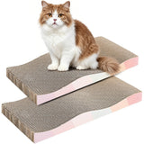 2 PCS Cat Scratching Board Dual-Side Reversible Pad for Furniture Protection