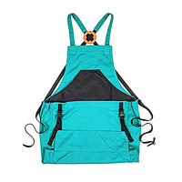 Gardening Apron with Pockets Harvest Weeding Garden Tools Blue