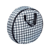 Christmas Plaid Wreath Storage Bag Christmas Garland Storage Container Seasonal Wreath Storage for Xmas Holiday Black
