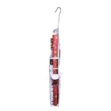 Double Sided Hanging Gift Wrap Organizer Wrapping Paper Bag Storage White