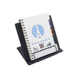 For Reading Book Stand Adjustable Metal Book Holder Black