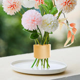 Spiral Flower Stem Holder Spiral Ikebana Stem Holder for Vases DIY Bouquet Twister Flower Arrangement Holder Yellow