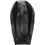 Badminton Racket Bag Holds 4-6 with Shoe Compartment Shoulder Strap Black