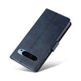 Snap-Lock Flip Cover Wallet Case for Pixel 10 and 10 Pro Flip Cover Blue