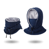 Winter Ski Balaclava Windproof Face Mask for Skiing Snowboading Motorcycle Riding Dark Blue