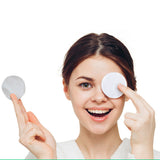 Set of 20Pcs Reusable Makeup Remover Pads Cotton Pads White