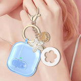 Earphones Case for Apple AirPods 4 – Soft TPU Clear Protective Case Blue