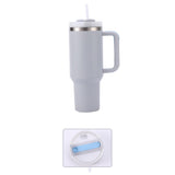 40oz Insulated Tumbler Stainless Steel Double Wall Water Bottle Travel Mug Grey