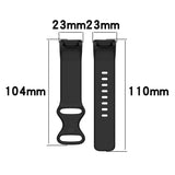 Silicone Watch Strap Wristband for Fitbit Charge 5-Small  Style 1