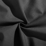 Cotton Long Soft Breathable Protector Cover Pillowcases Black