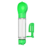 4 in1 Pet Feeder Dog Cat Puppy Water Bottle Cup Travel Pooper Scooper Outdoor Green