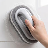5 PCS Multi Layer Sponge Cleaning Brush Set for Kitchen and Bathroom Gray
