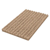 Chenille Bathroom Rug Mat with Non Slip Rubber Backing for Home Decor Camel