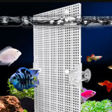 8 PCS Plastic Aquarium Grid Divider Set for Fish Tanks and Breeding Transparent