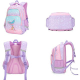 3Pcs Set School Bags Backpack with Insulate Lunch Box Pencil Bag Style 2