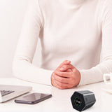 Cube Timer – Visual Rotating Timer with Vibration Adjustable Volume & Custom Countdown Gray