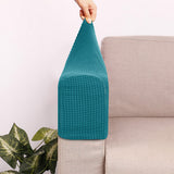 2PCS Universal Chair Arm Protector Covers for Furniture Peacock Blue