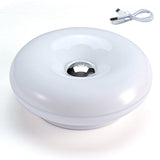 Rechargeable Donut Lamp for Table and Wall with Touch Dimmer White