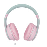 Foldable Wireless Over-Ear Headphones Bluetooth Headset with Mic Function Pink