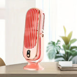 Wireless Cooling Table Fan Portable Tower Fan 5 Speed 720 Degree Oscillation Pink