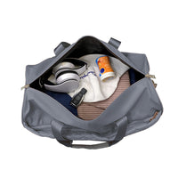 Women Large Travel Duffle Bag Carry-on Overnight Bag Weekend Travel Tote Bag Yoga Gym Bag Gray