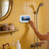 Waterproof Adjustable Play Phone Holders New Shower Phone Holder for Home Bathroom White