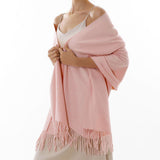Women's Scarf Shawls and Wraps for Evening Dress Bridesmaid Wedding Bridal Winter Scarves Pink