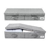 Underbed Storage Containers Bin with Lids Storage Organizer Box with Handle for Clothes Blankets Style 2