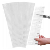 24Pcs Adjustable Clapboard Drawer Cabinet Divider Partition DIY Storage Organiser White