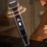3-in-1 Electric Shaver & Nose Hair Trimmer for Face & Body Black