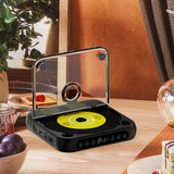 Portable Bluetooth CD Player Wireless or Wired Music Player for Travel Home Office Black