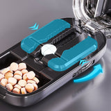 Pill Cutter and Splitter with 1/2 Adjustable Divider for Small and Tiny Pills Style 3