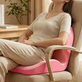 Ergonomic Seat Cushion Office Chair Seat Cushions with L-Shaped Design for Car Gaming Chair Pink